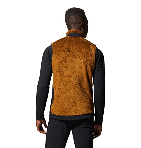 Image of Mountain Hardwear Men's Polartec High Loft Vest, Golden Brown, L