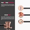 MDF Instruments ProCardial Cardiology Stainless Steel Dual Head Adult-Pediatric Stethoscope with Adult Cardiology Bell Convertible Attachment - Free-Parts-for-Life (MDF797DD) (Rose Gold/Black)