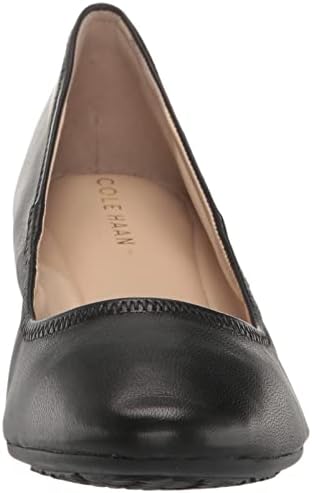 Cole Haan Women's Sloane Wedge Pump, Black Leather, 9.5 | Image 1