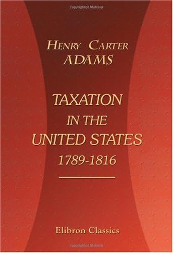 Taxation in the United States 1789-1816