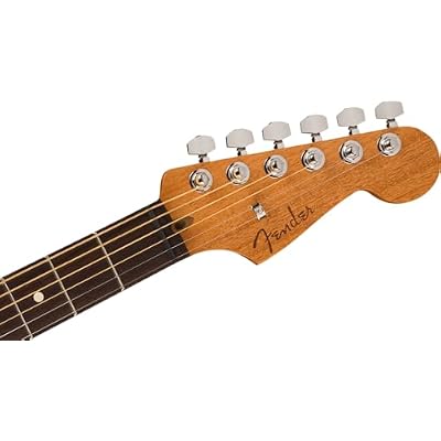 Fender Acoustasonic Player Jazzmaster Acoustic Electric Guitar, 2-Color Sunburst, Rosewood Fingerboard, with Gig Bag