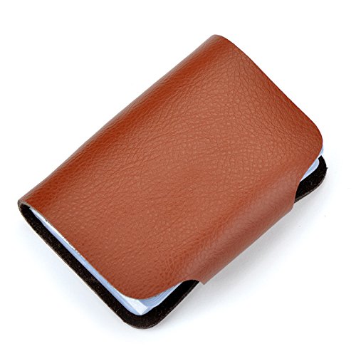 OtherFashion Business Credit Card Holder Leather Strap Buckle Bank Card Wallet Bag 26 Card Case Id Holder