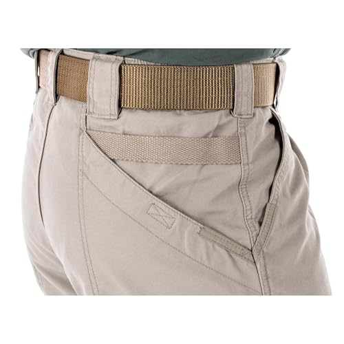5.11 Tactical Mens Pant Cargo Work Pants Cotton Canvas, Khaki, 36W x 34L by 5.11 - Used condition - Image 6