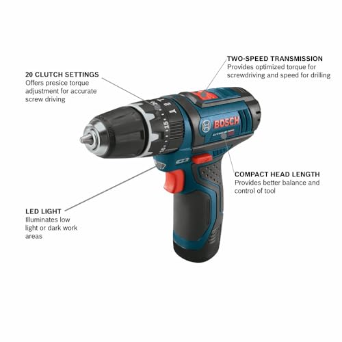 Bosch PS130N Perceuse Légère 12V Résout Perçage Difficile Plâtre - 3