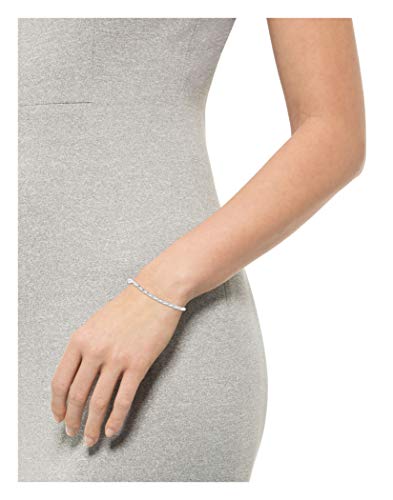 Amazon Essentials Sterling Silver Diamond-Cut Rope Chain Link Bracelet, 7" #TOP2