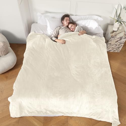 COZYTY Electric Blanket King Size, Super Soft Cozy Upgraded Flannel Heated Blanket Dual Control with 5 Heating Levels & 10 Hours Auto Off, Fast Heating Blanket & Overheat Protection, 100