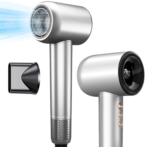 Secador de Cabelo Profissional 1500W - Baixo Ruído, Íons Negativos, Controle de Temperatura, Motor B