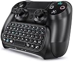 TNP PS4 Chatpad - PS4 Controller Keyboard Attachment, Compact Design - The Ultimate QWERTY Gamepad Keyboard for Playstation4, Compatible with PS4, PS4 Slim, and PS4 Pro