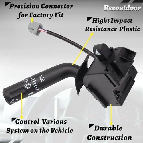 Upgraded F150 Multi-Function Turn Signal Wiper Dimmer Combination Switch Compatible with 2005-2008 F150, 2006-2008 Mark LT, Replace OE# CBS1332, 5L3Z13K359AAA, 6L3Z13K359AA, SW7388 by Reeoutdoor - Used condition - US$21.00