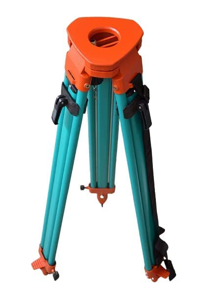 Aluminum Di-casting Dual Lock Portable Tripod For Auto level, Theodolite and Total Station, Levelling Tripod Stand, Surveying Measurement Stand,Best Quality Product ((Pack Of 1))