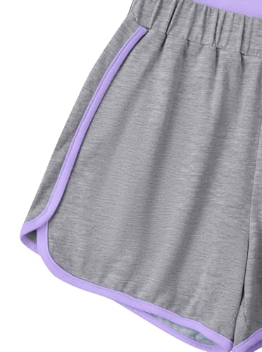 Image of Girl's 2 Piece Outfits Cute Summer T-Shirt and Graphic Shorts Clothing Sets