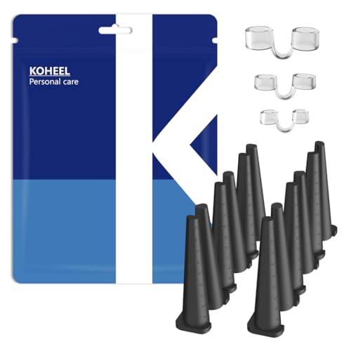 KOHEEL Nasal Dilator, Reduce Snoring and Improve Airflow, Anti Snoring Device with Various Sizes, Comfortable Nose Vents, Breathing Aids for Better Sleep and Exercise (6 Count)