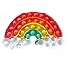 Produktbild Guanan Pop It Fidget Spielzeug, Sensory Fidget Toys, Angst Relief Finger Toys Für Autismus Und ADHS, Push Pop Pop Bubble Sensorische Fidget Spielzeug-Satz für Kinder oder Erwachsene (Regenbogen)