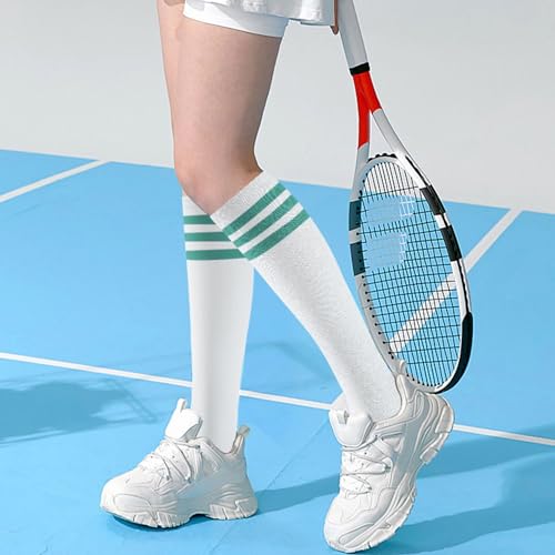 Image of Knee High Socks for Women, Long Tall Knee Tube Socks