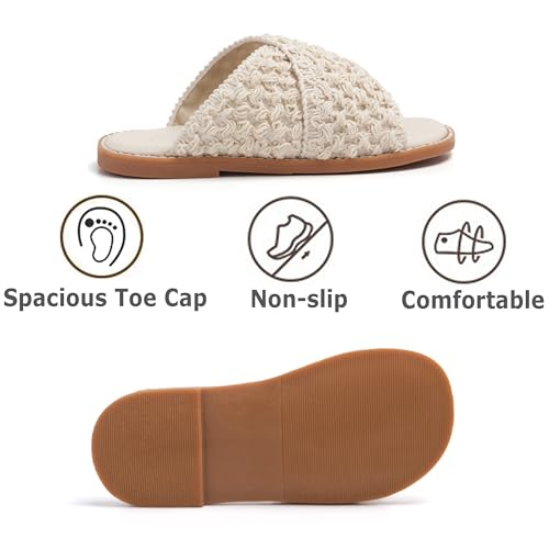 Image of THEE BRON Girls Cute Slip-On Slippers Stylish Sandals for Toddlers & Kids