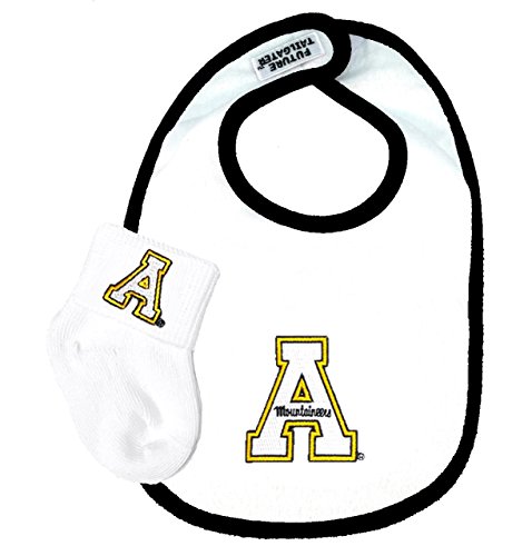 Future Tailgater Appalachian State Baby Cotton Bib and Socks Set