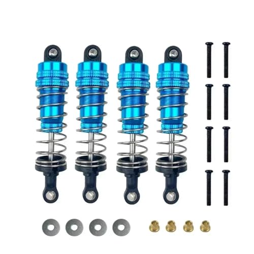 Amortisseur RC en métal bleu premium pour upgrade MN86 et MN86KS 1/12