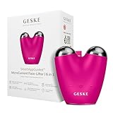 GESKE | SmartAppGuided™ MicroCurrent Face-Lifter | 6 in 1 | Facial Lifting | Gesicht- & Jawline Trainer | Gesichtsstraffung | Anti Aging Device | Mikrostrom gegen Falten | Doppelkinnentferner