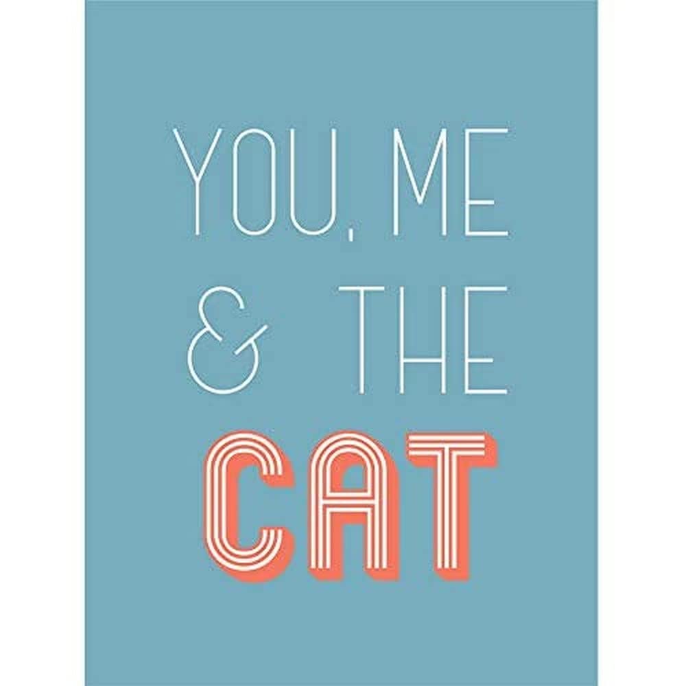 Wee Blue Coo You Me The Cat Canvas Wall Art Print