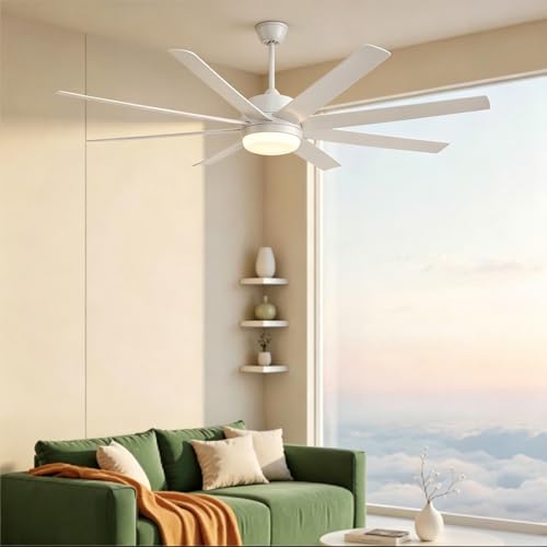 Image of 16 Inch Ceiling Fan Extension Rod, 1 Inch Outside Diameter Not Threaded Ceiling Fan Downrod for a Wide Range of Fans (White)