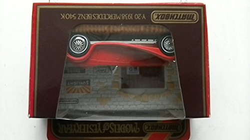MATCHBOX Y20 Models of Yesteryear: 1:45; 1938 Mercedes Benz 540K- rot – Bild 3