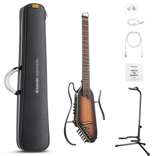 Donner HUSH-I Pro �X�^���h�t���Z�b�g �T���o�[�X�g �T�C�����g�A�R�[�X�e�B�b�N�M�^�[ �G�t�F�N�g���� USB�[�d�o�b�e���[���� �C���z���Ή� �W���Z��Ή� ��ԗ��K �h�i�[