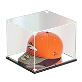 Hat Display Case for Baseball, Football or Snapback Caps, Mini Helmet