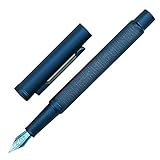 Hongdian Dark Blue Forest Fountain Pen Extra Fine Nib 0.38mm Beautiful Tree Texture Excellent Metal Writing Pen