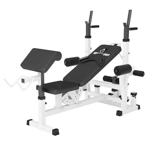 Gorilla Sports Banc de Musculation Universel avec Supports...