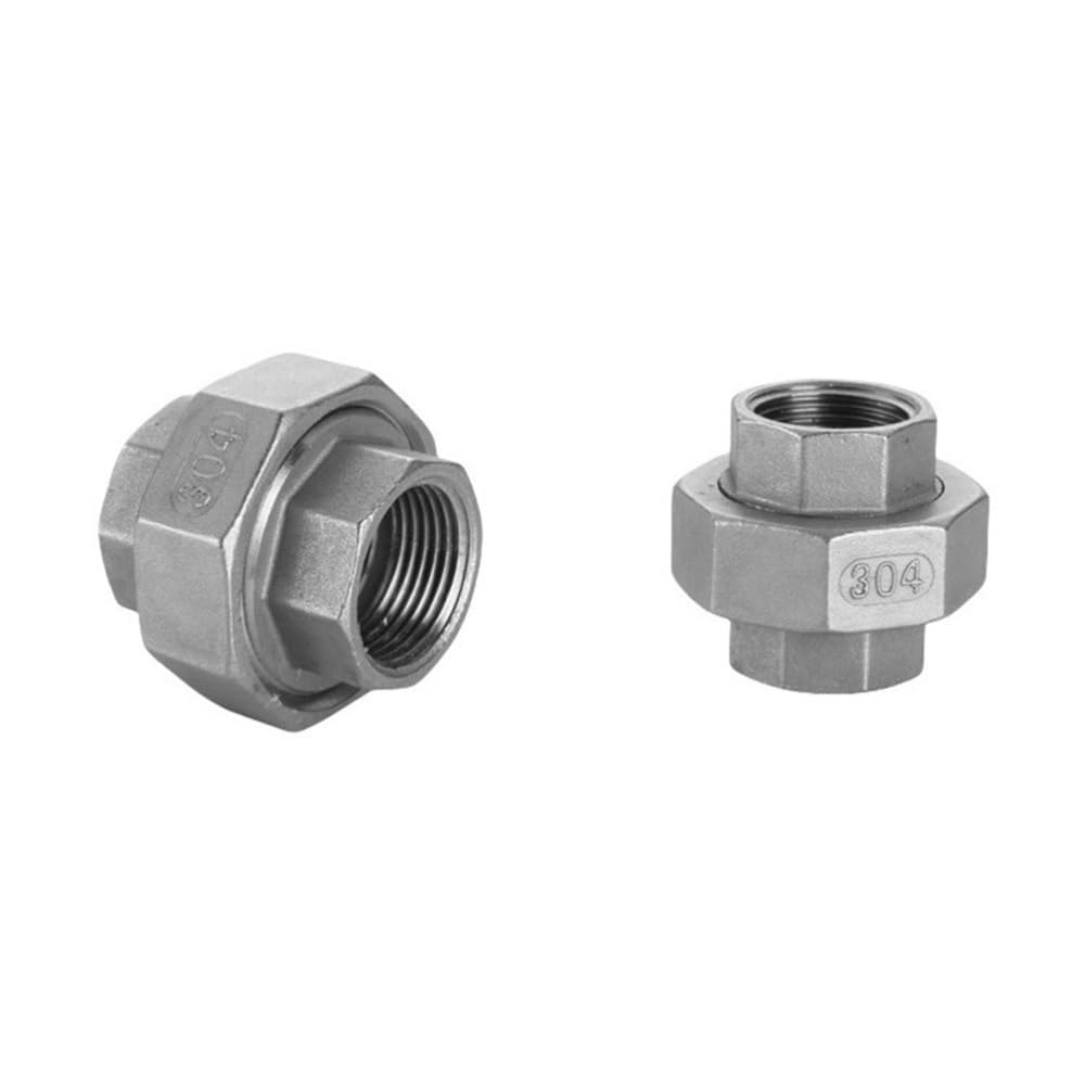 Raccord fileté NPT haute résistance en acier inoxydable 304/316 épais for conduite d'eau, 1 pièce(10PCS DN8 304)