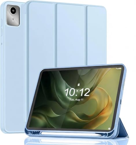 Image of ProElite Cover for Motorola Pad 60 Neo 11 inch 2025 case Cover, Soft Flexible Flip Case Cover for Motorola Pad 60 Neo 11 inch 2025 with Pen Holder [Recoil Series] - Light Blue