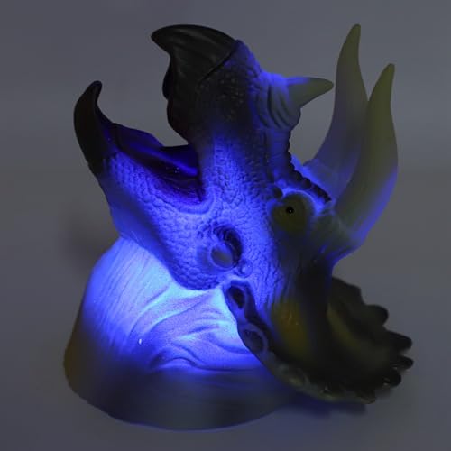 Lámpara de noche dinosaurio con LED de 7 colores y touch miniatura 6