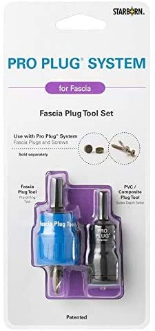 Pro Plug System for Fascia - Complete Fascia Plug Tool Set (1) - Ideal for PVC & Composite Finishing - Easy-to-Use Pro Plug Fascia Tool - Compatible with Pro Plug System Tools