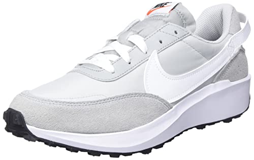 Nike Men's Waffle Debut Sneaker, Grey Fog White Lt Smoke Grey White, 12
