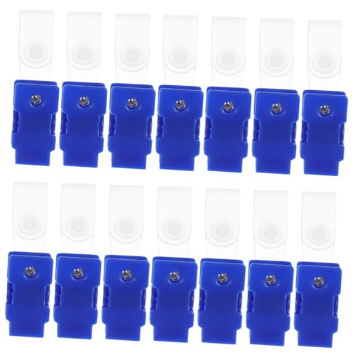 Clips plastique pour badges DOITOOL, finition soignée pour l'identification