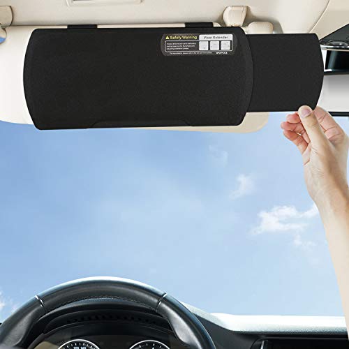 Wanpool WP-6VISOREXTEND_BLK Car Visor Sunshade Extender thumb #1