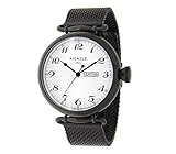 Day/Date Retro Edelstahl Milanaisearmband