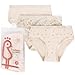 Feathers Floral Print Snug Tagless Cotton Underwear – Girls Underwear Briefs Super Soft Panties (3 Pack) (US, Numeric, 8, Regular, Floral)