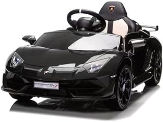 Lamborghini SX2018 Children's Electric Car – Officially Licensed Butterfly Doors, 17kg Reinforced Structure, 12V Remote Control 2.4G LED Music, 3-8 Years