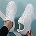 CheeryEase Girls White Cheer Shoes Youth Cheerleading Dance Shoes Breathable Lightweight Athletic Training Sneakers for Competition Sport Big Kid Size 1.5