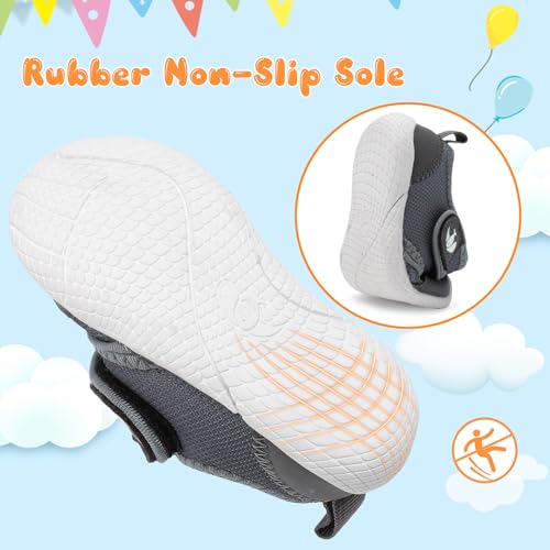 Image of FEETCITY Baby First Walking Shoes Boys Girls Infant Crib Shoes Breathable | Anti-Slip Flexible Lightweight Breathable indoor outdoor sports school walking Activities Travel