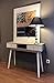 MyosHome - Recibidor Consola Roble y Blanco 100 x 32 x 75...