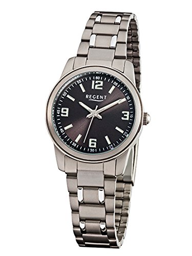 Preisvergleich Produktbild REGENT Damenarmbanduhr 6720.90.76 Titan F858