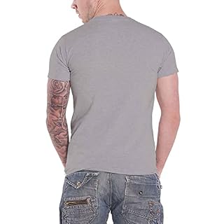 Rolling Stones The T Shirt Scratched Band Logo Nouveau Officiel Homme Gris - Les Beatles, Paul McCartney, John Lennon, RIngo Starr, George Harrison Rolling Stones The T Shirt Scratched Band Logo Nouveau Officiel Homme Gris – Image 2
