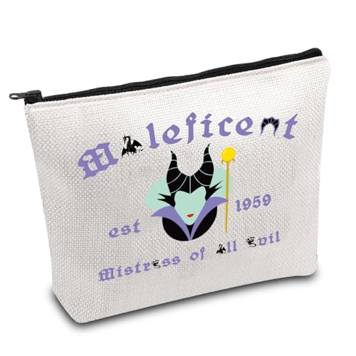 FOTAP Evil Queen Zipper Pouch - Makeup Cosmetic Bag (Maleficent)