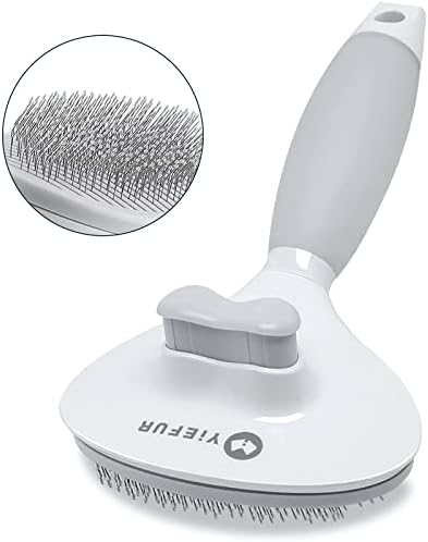 Self-Cleaning Pet Grooming Brush — alternate angle