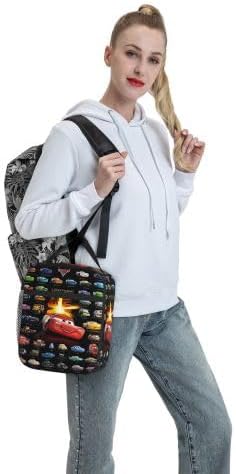 Miniatura 7 de Hunviulp Bolsa de almuerzo para coche, reutilizable, portátil, a prueba de fugas, hielera aislada