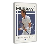 GJHTQLP Andy Murray Leinwand-Poster, Wandkunst, Dekordruck, 
