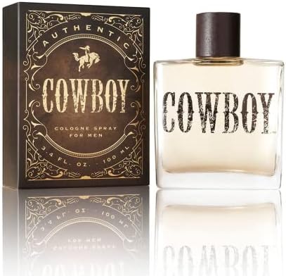 Tru Western Cowboy Men's Cologne, 3.4 fl oz (100 ml) - Woodsy, Warm, Rugged