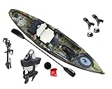 Angelkajak Wahoo S von Galaxy Kayaks als Setangebot mit Pedal- und Elektroantrieb, Galaxy Kayaks:(J) Jungle